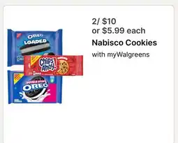 Walgreens Nabisco Cookies offer