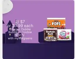 Walgreens Charms, Dubble Bubble or Tootsie Candy offer