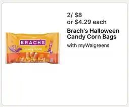 Walgreens Brach's Halloween Candy Corn Bags offer