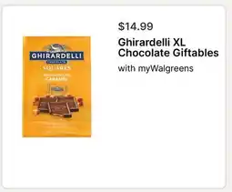 Walgreens Ghirardelli XL Chocolate Giftables offer