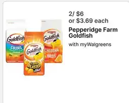 Walgreens Pepperidge Farm Goldfish offer