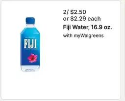 Walgreens Fiji Water, 16.9 oz offer