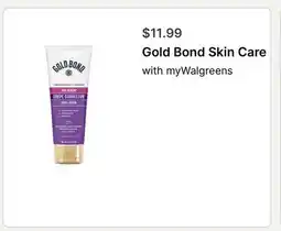 Walgreens Gold Bond Skin Care offer