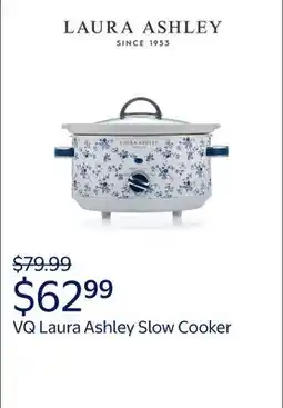Walmart VQ Laura Ashley Slow Cooker 6.5L, China Rose offer