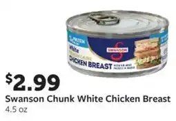 Fareway Swanson Chunk White Chicken Breast offer