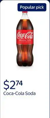 Walmart Coca-Cola Soda Pop offer