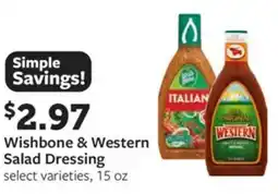 Fareway Wishbone & Western Salad Dressing offer