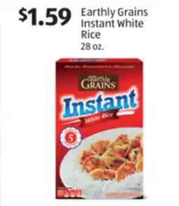 Aldi Earthly Grains Instant White Rice offer