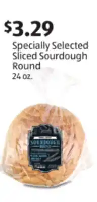 Aldi Specially Selected Sliced Sourdough Round offer