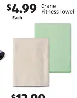 Aldi Crane Fitness Towel offer