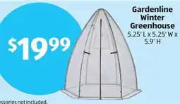 Aldi Gardenline Winter Greenhouse offer