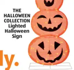 Aldi THE HALLOWEEN COLLECTION Lighted Halloween Sign offer