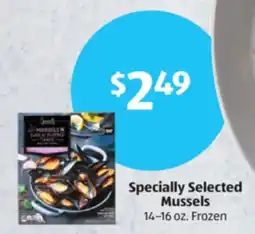 Aldi Specially Selected Mussels offer