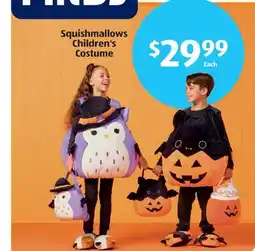 Aldi Squishmallows Children's Costume offer