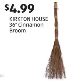 Aldi KIRKTON HOUSE 36 Cinnamon Broom offer