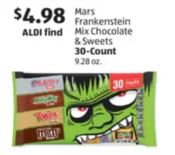 Aldi Mars Frankenstein Mix Chocolate & Sweets 30-Count offer