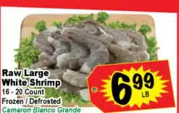 Superior Grocers Raw Large White Shrimp offer