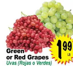 Superior Grocers Green or Red Grapes offer