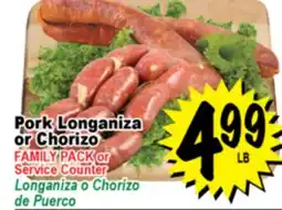 Superior Grocers Pork Longaniza or Chorizo offer