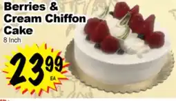Superior Grocers Berries & Cream Chiffon Cake offer