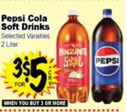 Superior Grocers Pepsi Cola Soft Drinks offer