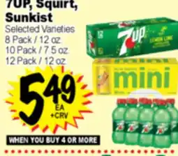 Superior Grocers 7UP, Squirt, Sunkist offer