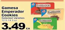 Superior Grocers Gamesa Emperador Cookies offer