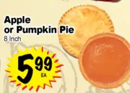 Superior Grocers Apple Apple or Pumpkin Pie offer