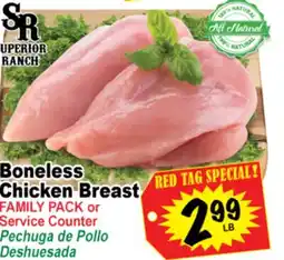 Superior Grocers Boneless Chicken Breast offer