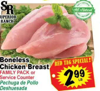 Superior Grocers Boneless Chicken Breast offer