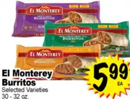Superior Grocers El Monterey Burritos offer