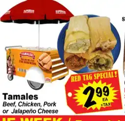 Superior Grocers Tamales offer