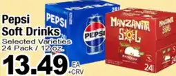 Superior Grocers Pepsi Soft Drinks offer