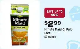 Grocery Outlet Oj Pulp Free offer
