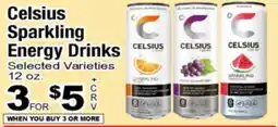Superior Grocers Celsius Sparkling Energy Drinks offer