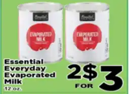 Superior Grocers Essential Everyday Evaporated Milk offer