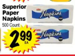 Superior Grocers Superior Paper Napkins offer