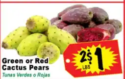 Superior Grocers Green or Red Cactus Pears offer