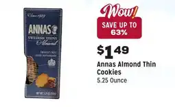 Grocery Outlet Almond Thin Cookies offer