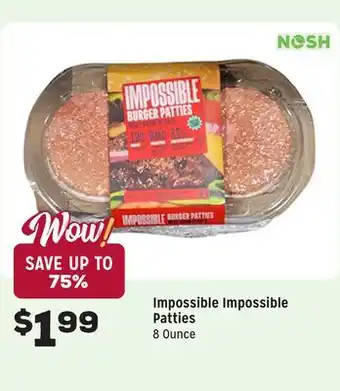 Grocery Outlet Impossible Patties offer