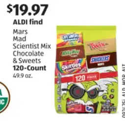 Aldi Mars Mad Scientist Mix Chocolate & Sweets 120 offer