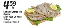 El Super Fresh Large Head-On White Shrimp offer