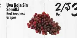 El Super Fresh Red Seedless Grapes offer
