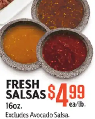 Vallarta Supermarkets FRESH SALSAS offer