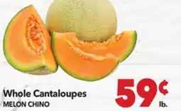 Vallarta Supermarkets Whole Cantaloupes / MELON CHINO offer