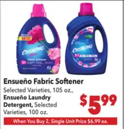 Vallarta Supermarkets Ensueño Fabric Softener offer