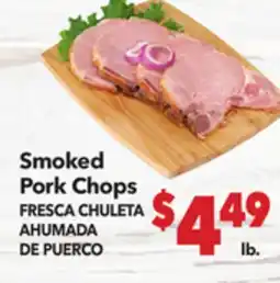 Vallarta Supermarkets Smoked Pork Chops / FRESCA CHULETA AHUMADA DE PUERCO offer