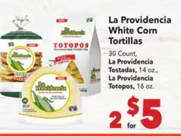 Vallarta Supermarkets La Providencia White Corn Tortillas offer