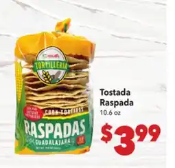 Vallarta Supermarkets Tostada Raspada offer