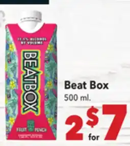 Vallarta Supermarkets Beat Box offer
